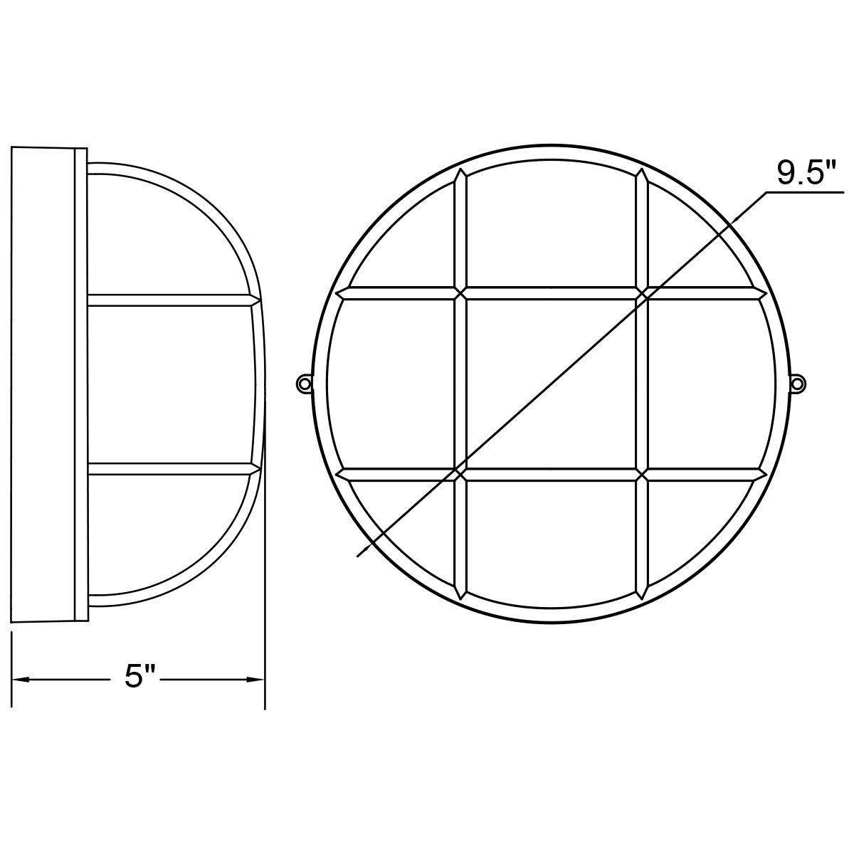 satin led bulkhead