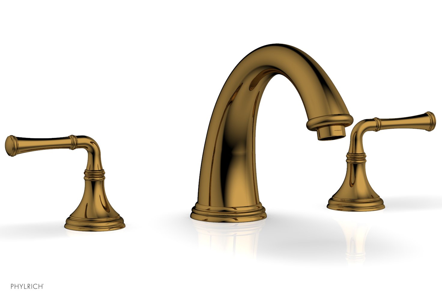 Phylrich COINED Deck Tub Set - Lever Handles