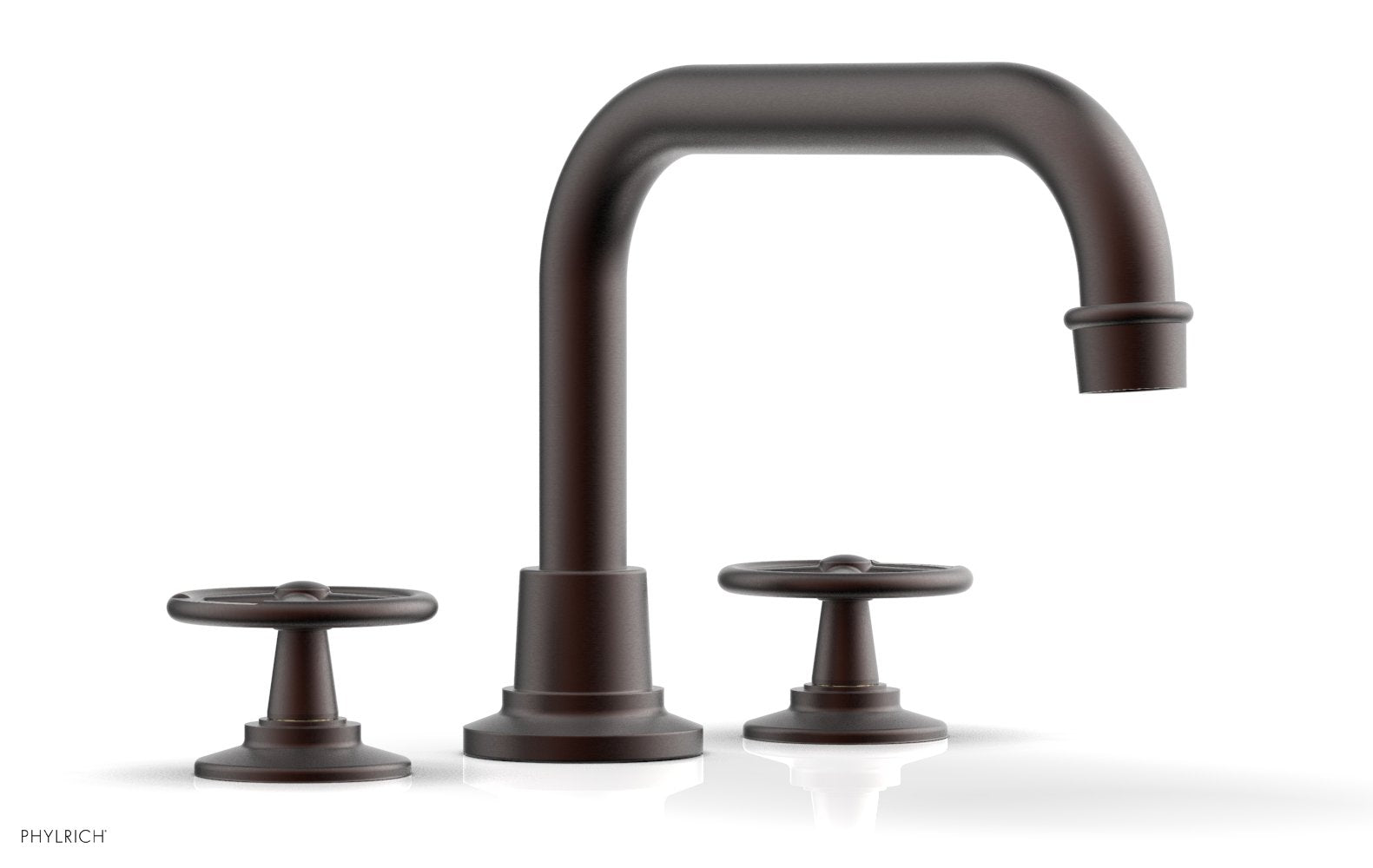 Phylrich WORKS Deck Tub Set - Cross Handles