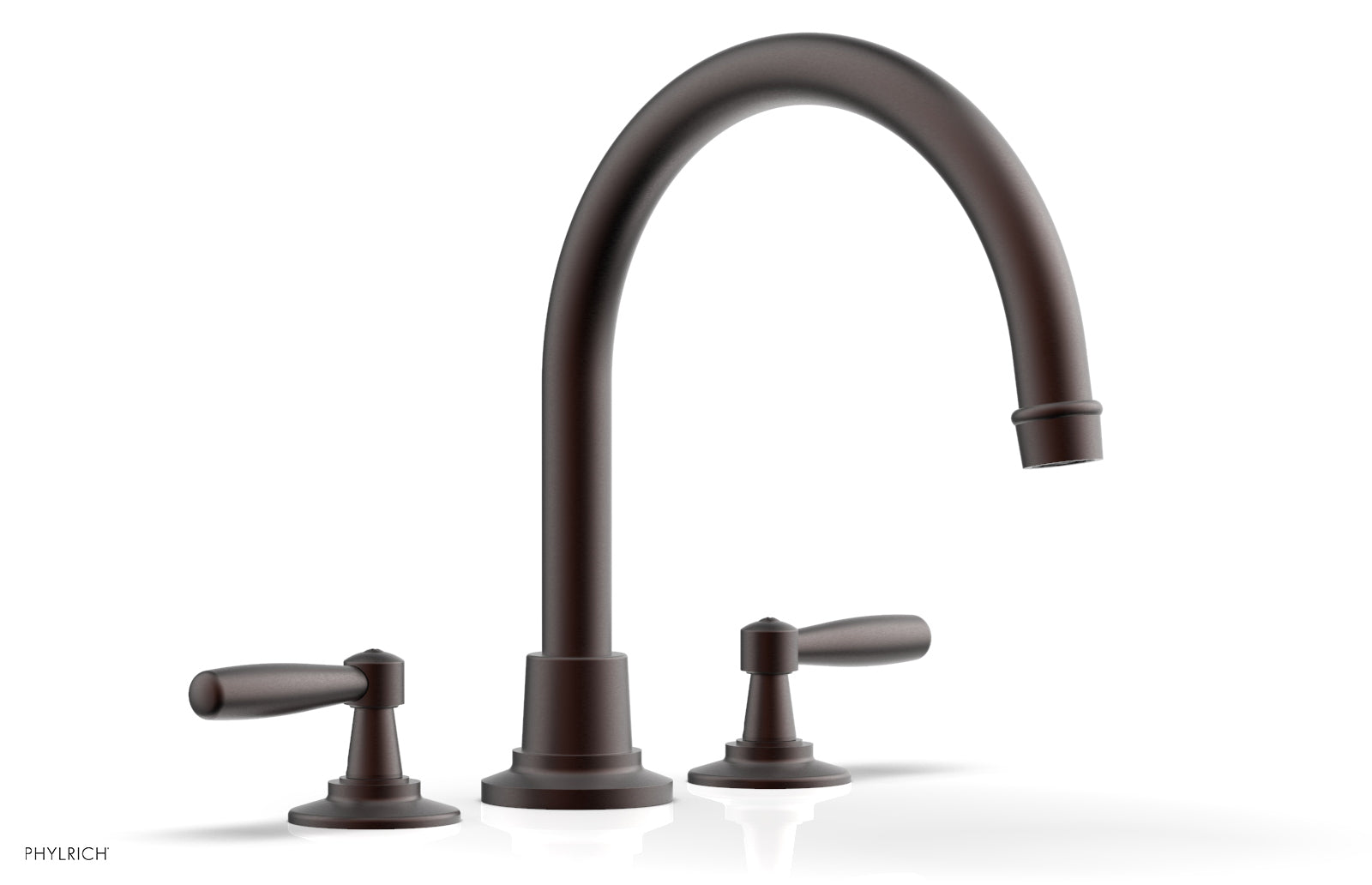 Phylrich WORKS Deck Tub Set - High Spout Lever Handles