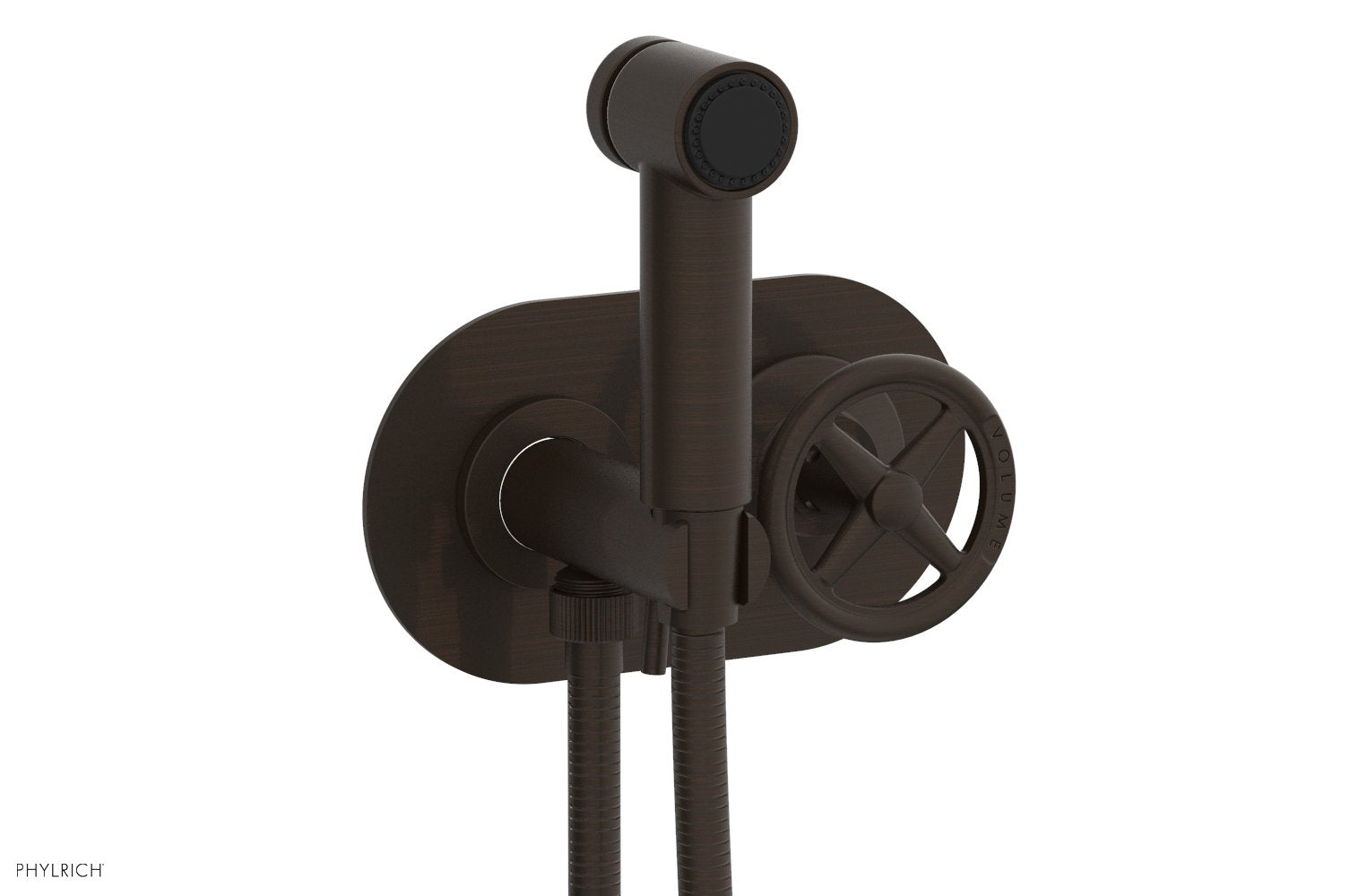 Phylrich WORKS Wall Mounted Bidet, Cross Handle