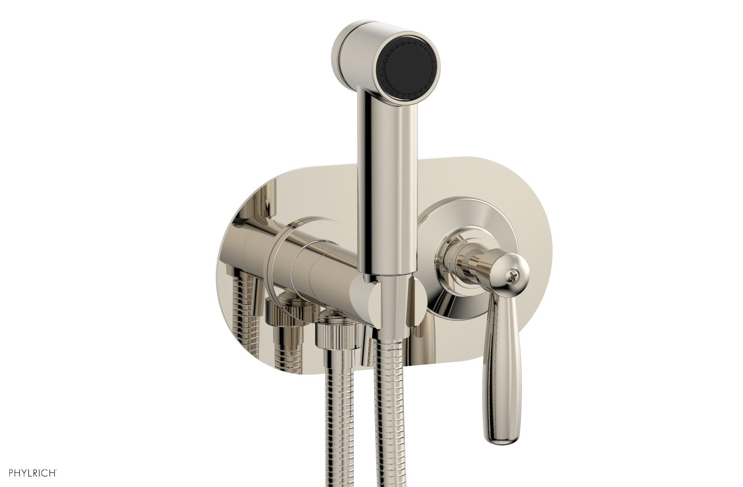 Phylrich WORKS Wall Mounted Bidet, Lever Handle