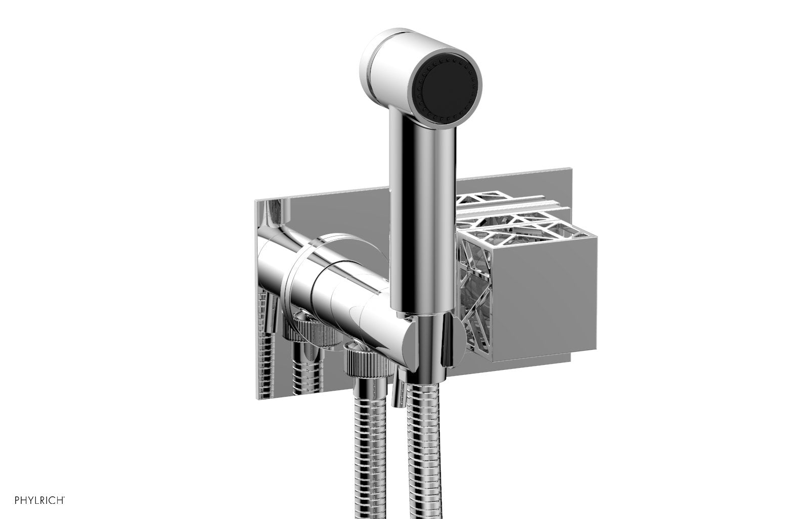 polished chrome bidet
