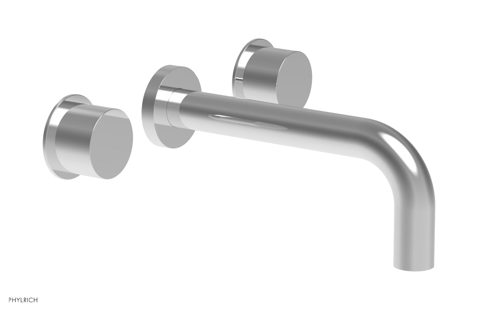 polished chrome lavatory set