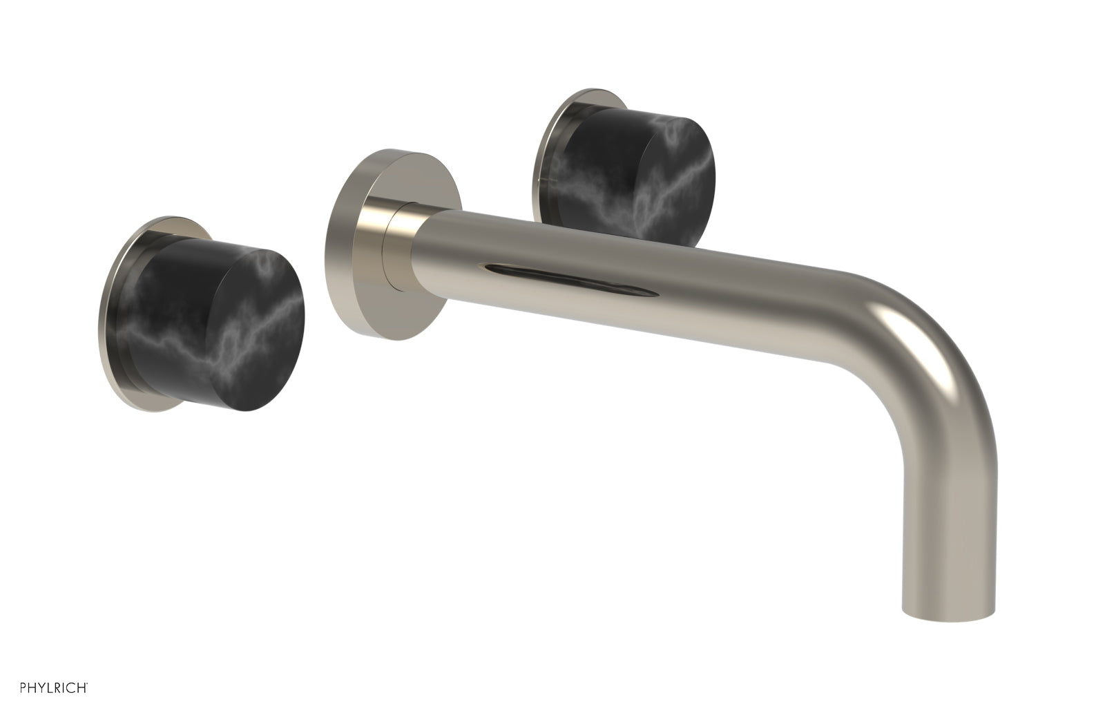 Phylrich BASIC II Wall Lavatory Set - Black Marble