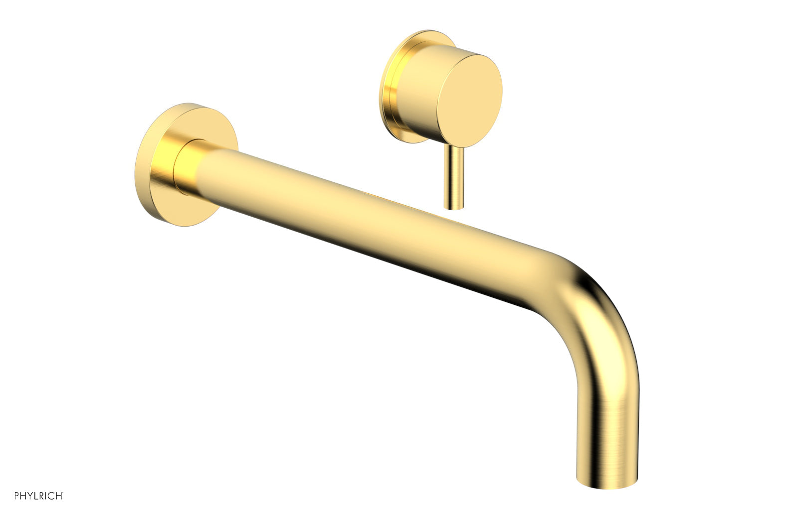 Phylrich Basic II 10" Single Handle Wall Lavatory Set - Lever Handle