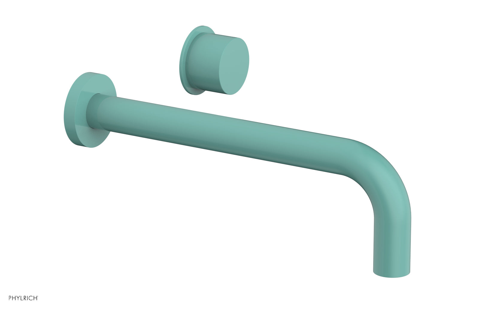 Phylrich Basic II 10" Single Handle Wall Lavatory Set - Smooth Handle