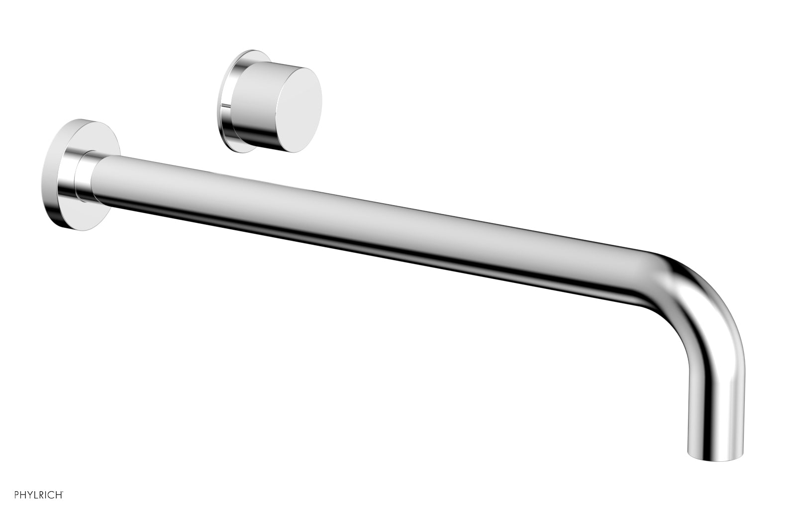 polished chrome lavatory set