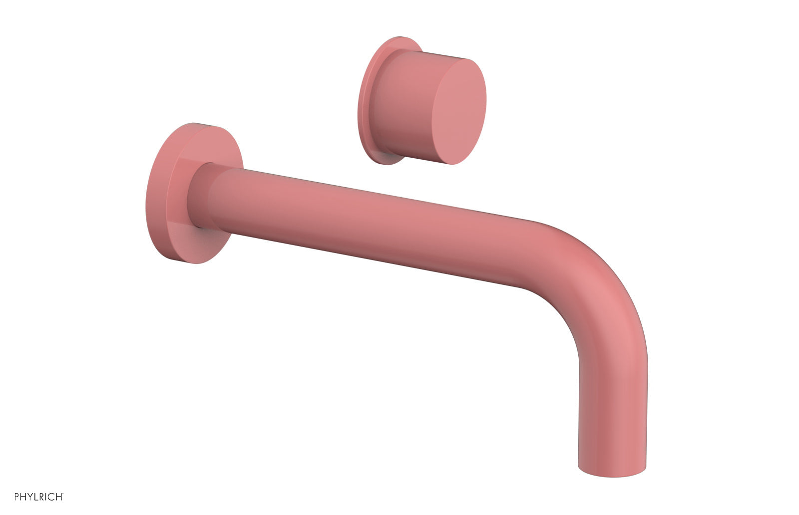 Phylrich Basic II Single Handle Wall Lavatory Set - Smooth Handle