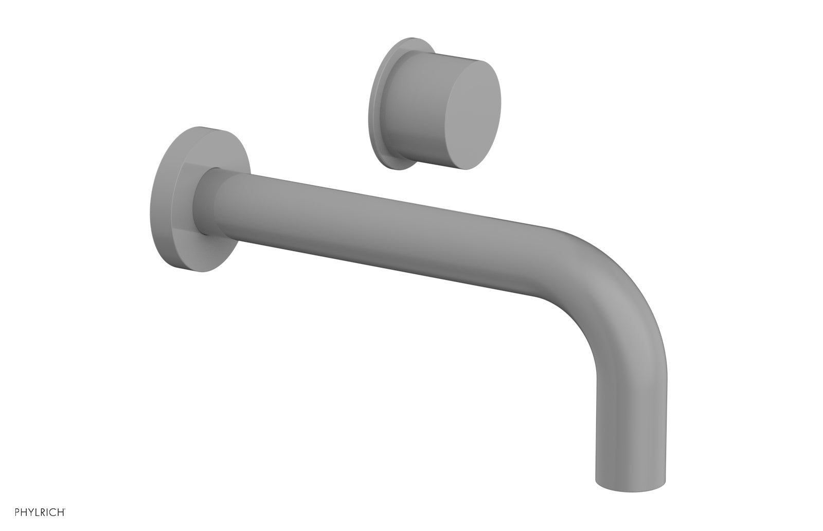 Phylrich Basic II Single Handle Wall Lavatory Set - Smooth Handle