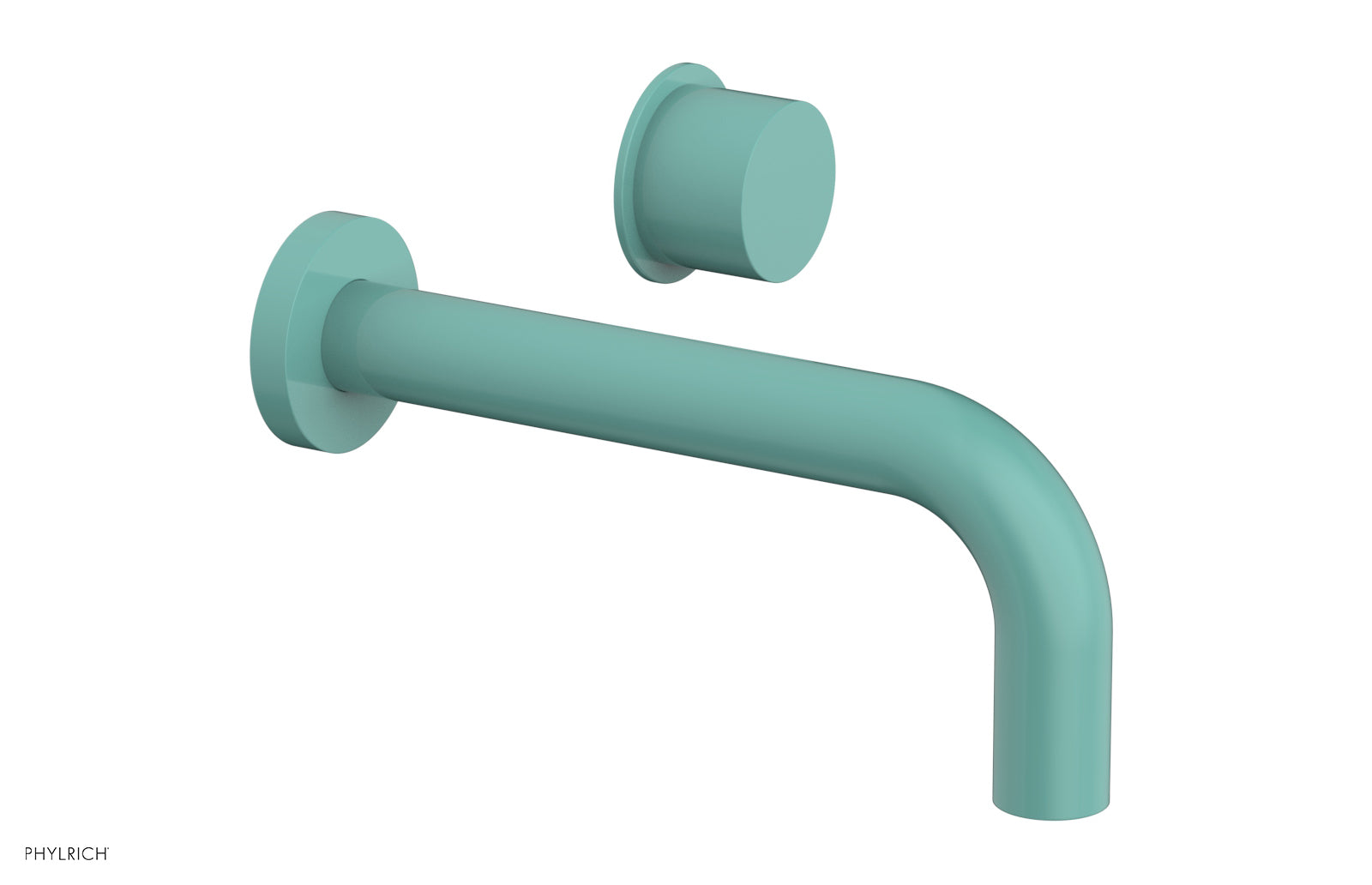 Phylrich Basic II Single Handle Wall Lavatory Set - Smooth Handle