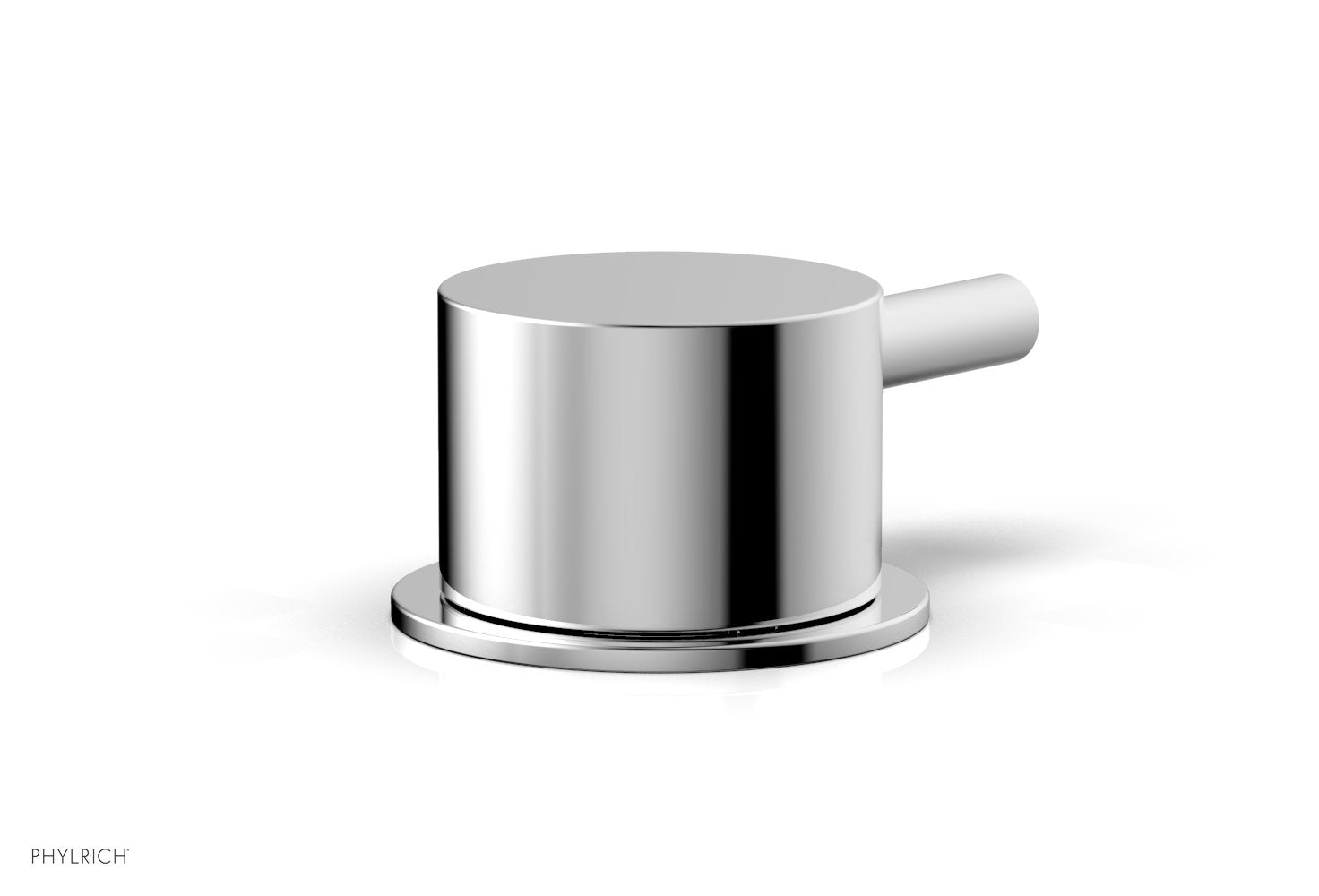polished chrome volume control