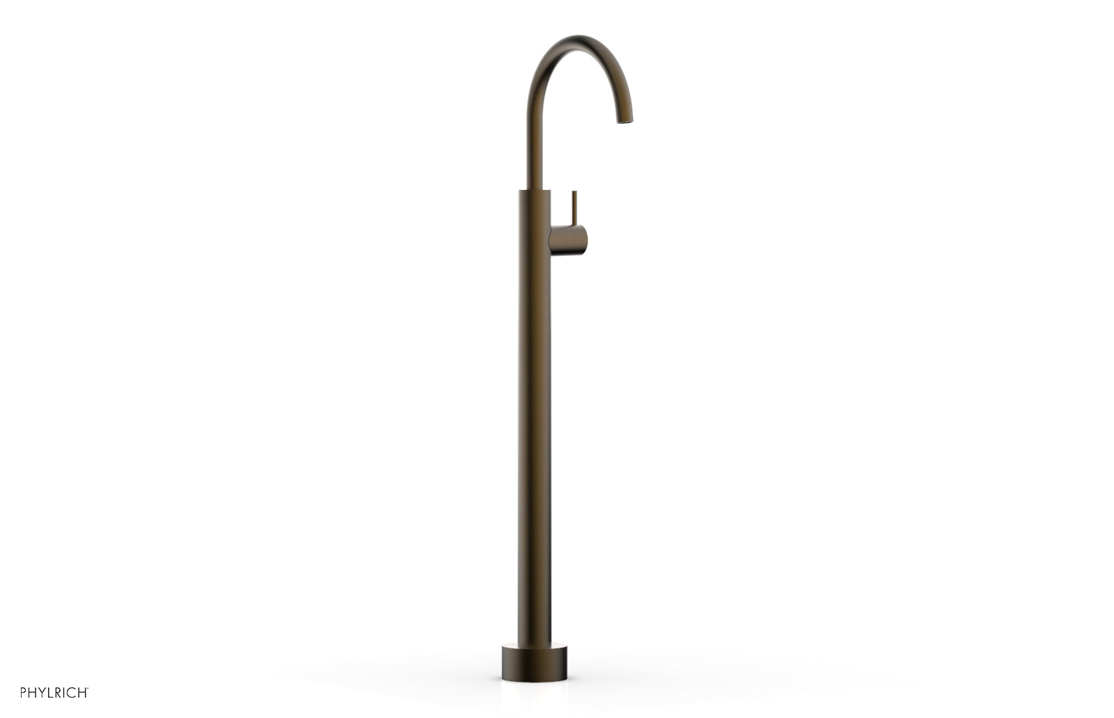 Phylrich BASIC II Tall Floor Mount Tub Filler - Lever Handle