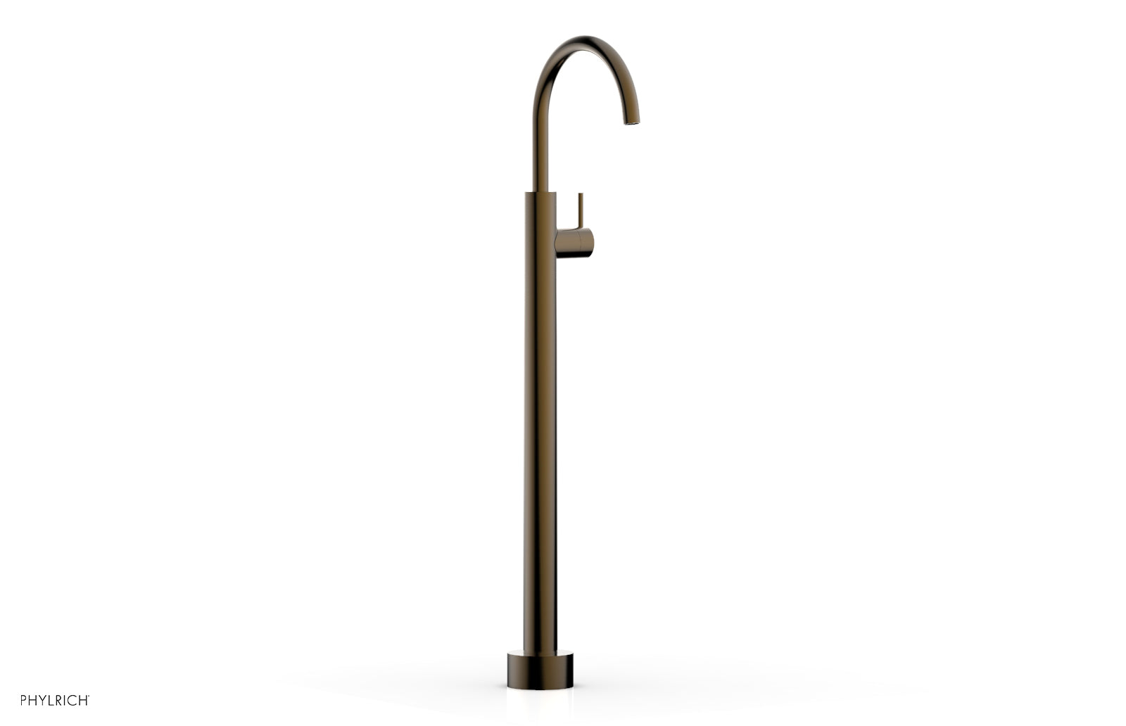 Phylrich BASIC II Tall Floor Mount Tub Filler - Lever Handle