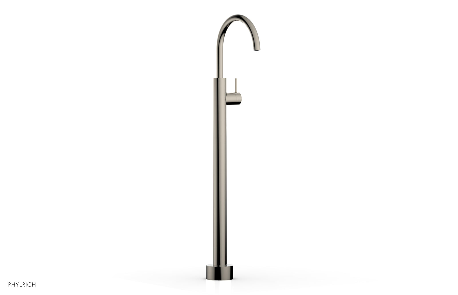 Phylrich BASIC II Tall Floor Mount Tub Filler - Lever Handle
