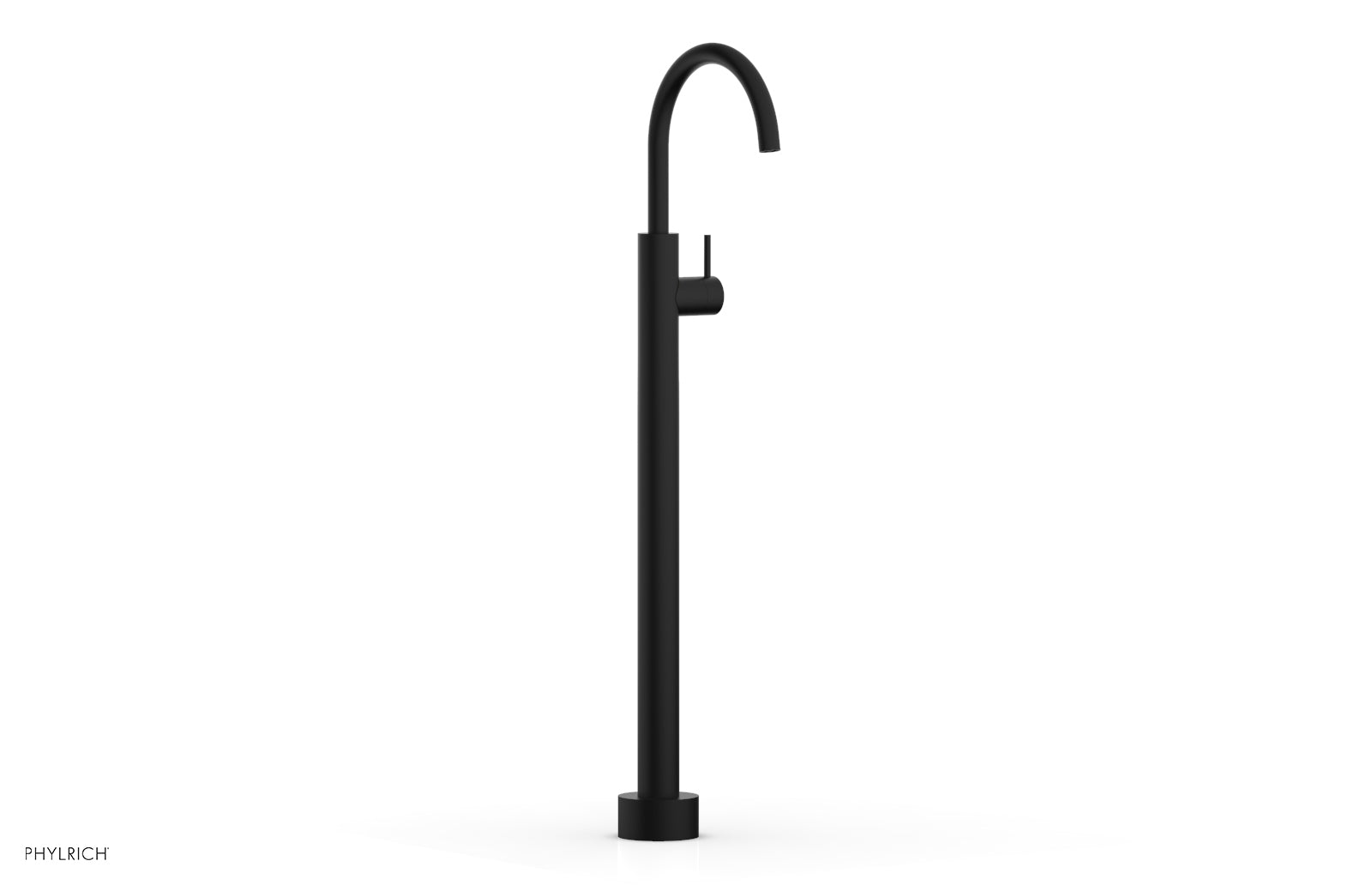 Phylrich BASIC II Tall Floor Mount Tub Filler - Lever Handle