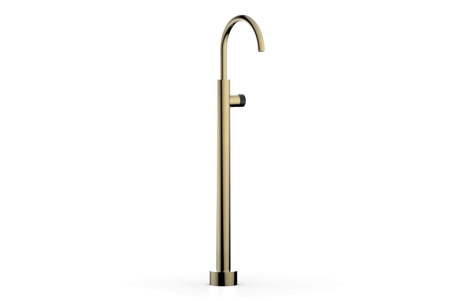 Phylrich BASIC II Tall Floor Mount Tub Filler - Marble Handle
