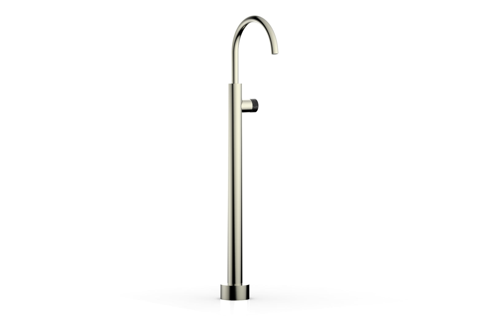 Phylrich BASIC II Tall Floor Mount Tub Filler - Marble Handle