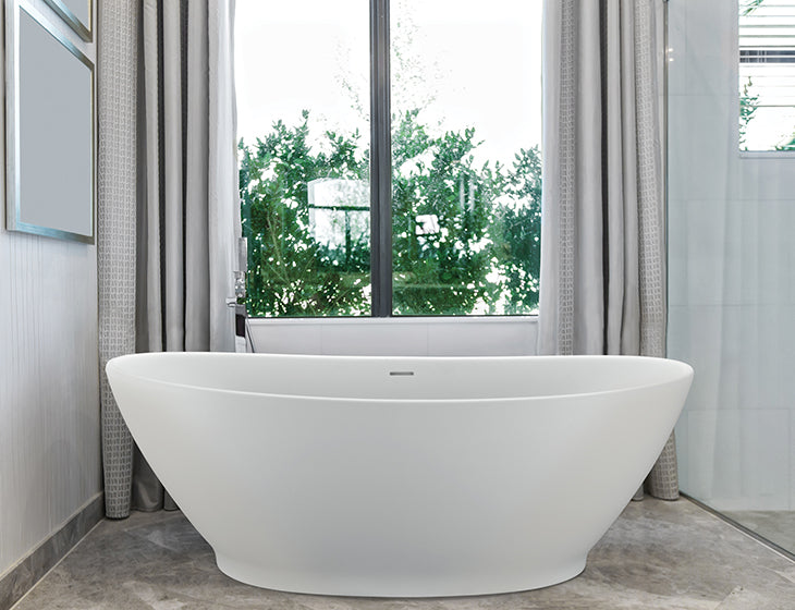 white bathtub