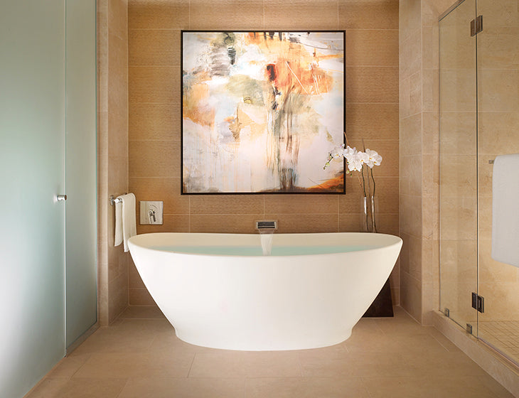 white bathtub