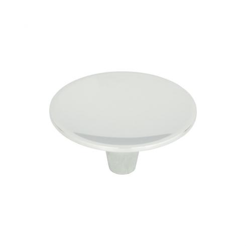 polished chrome knob