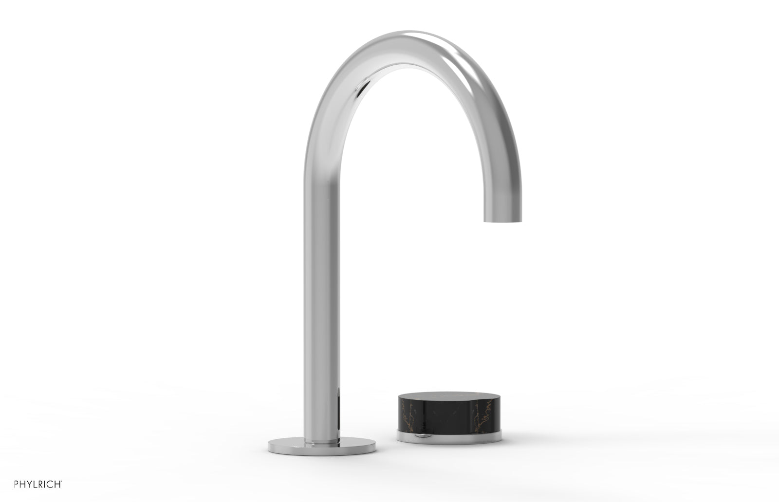 polished chrome faucet