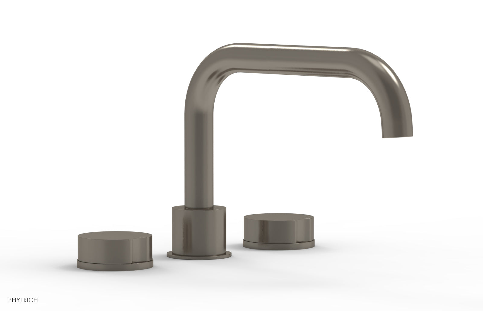 Phylrich CIRC Deck Tub Set - Low Spout Round Handles