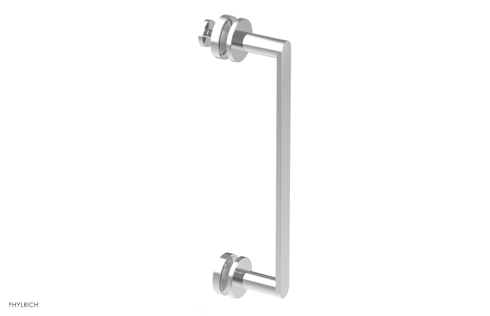 polished chrome shower pull