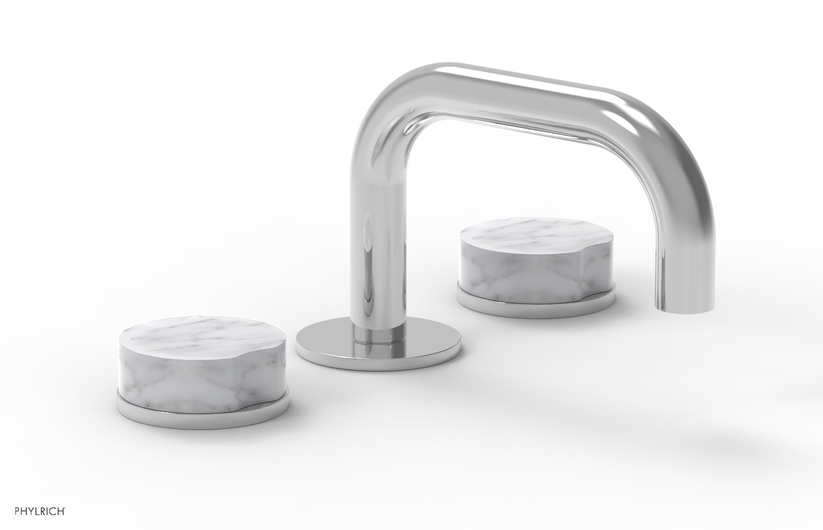 polished chrome faucet