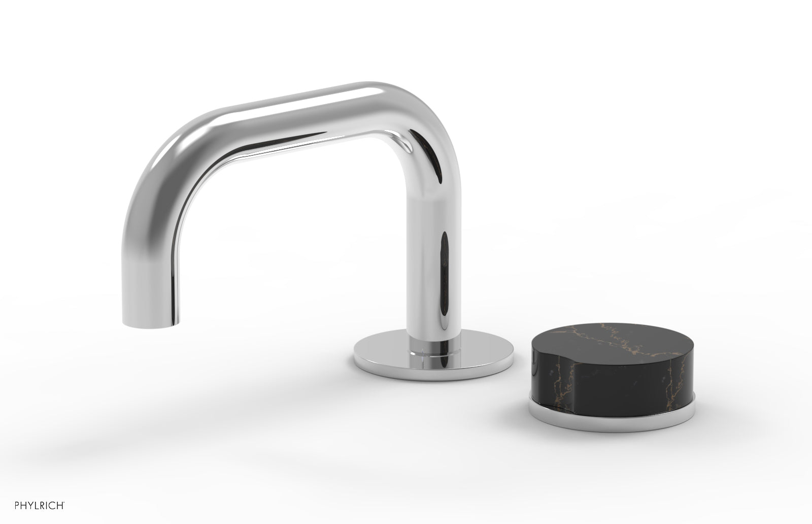 polished chrome faucet
