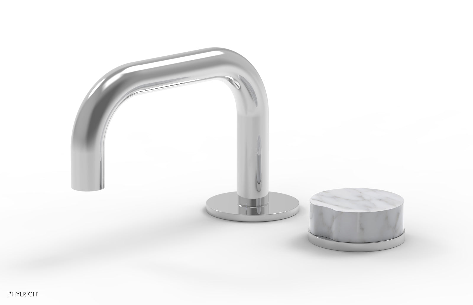 polished chrome faucet