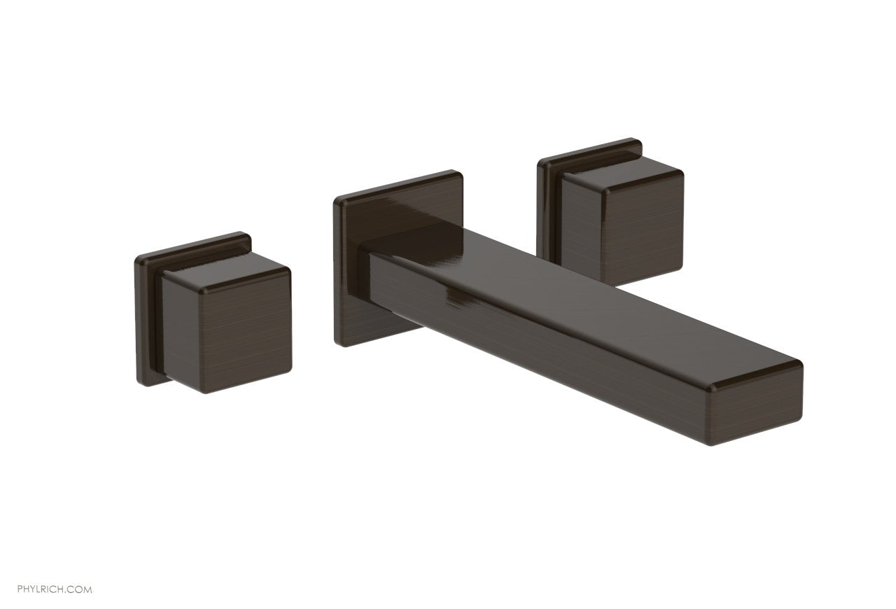 Phylrich MIX Wall Lavatory Set - Cube Handles