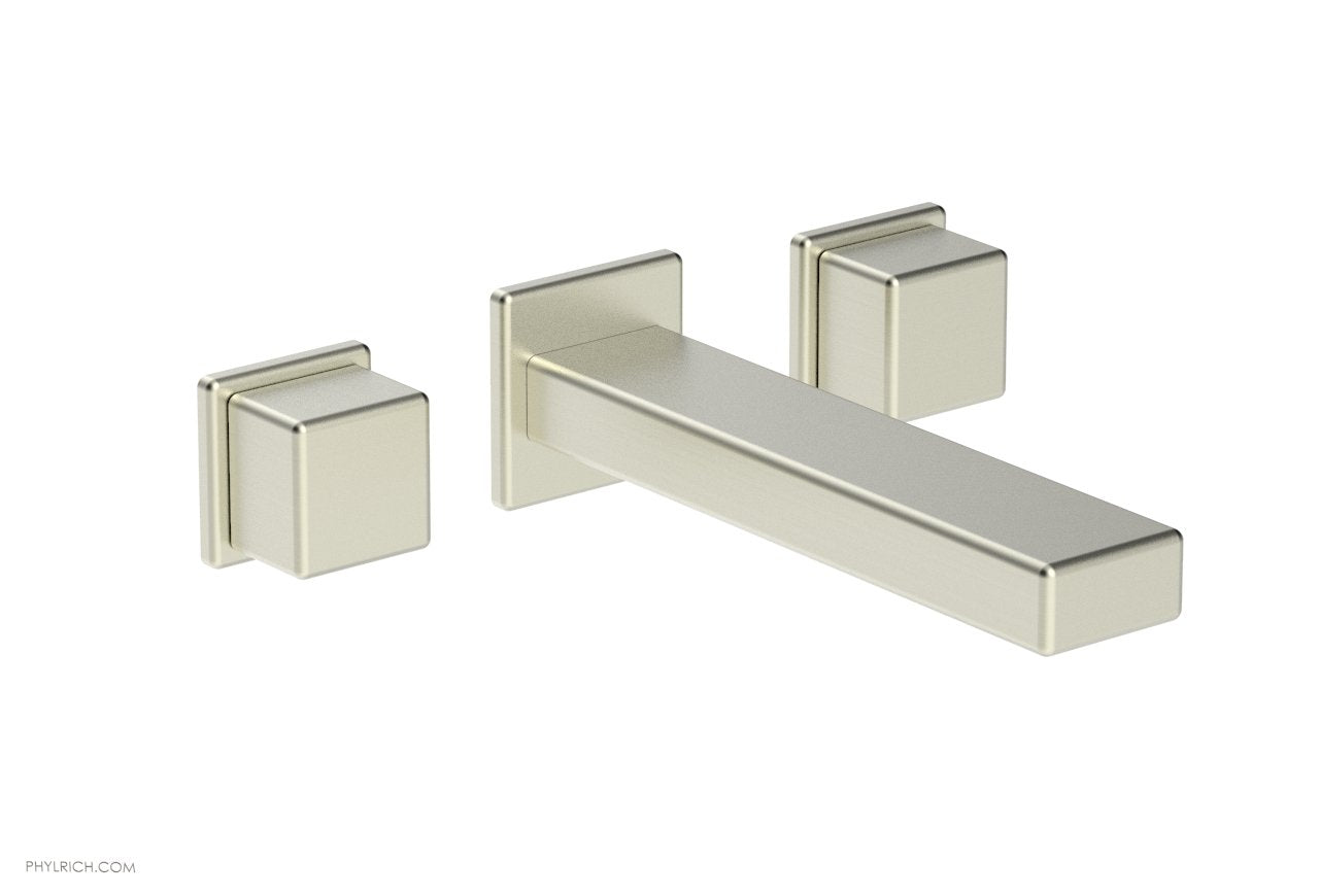 Phylrich MIX Wall Lavatory Set - Cube Handles