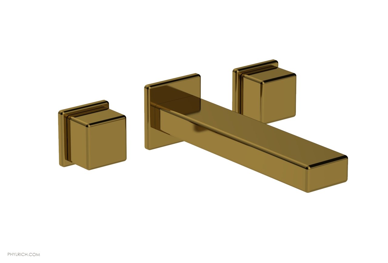 Phylrich MIX Wall Lavatory Set - Cube Handles