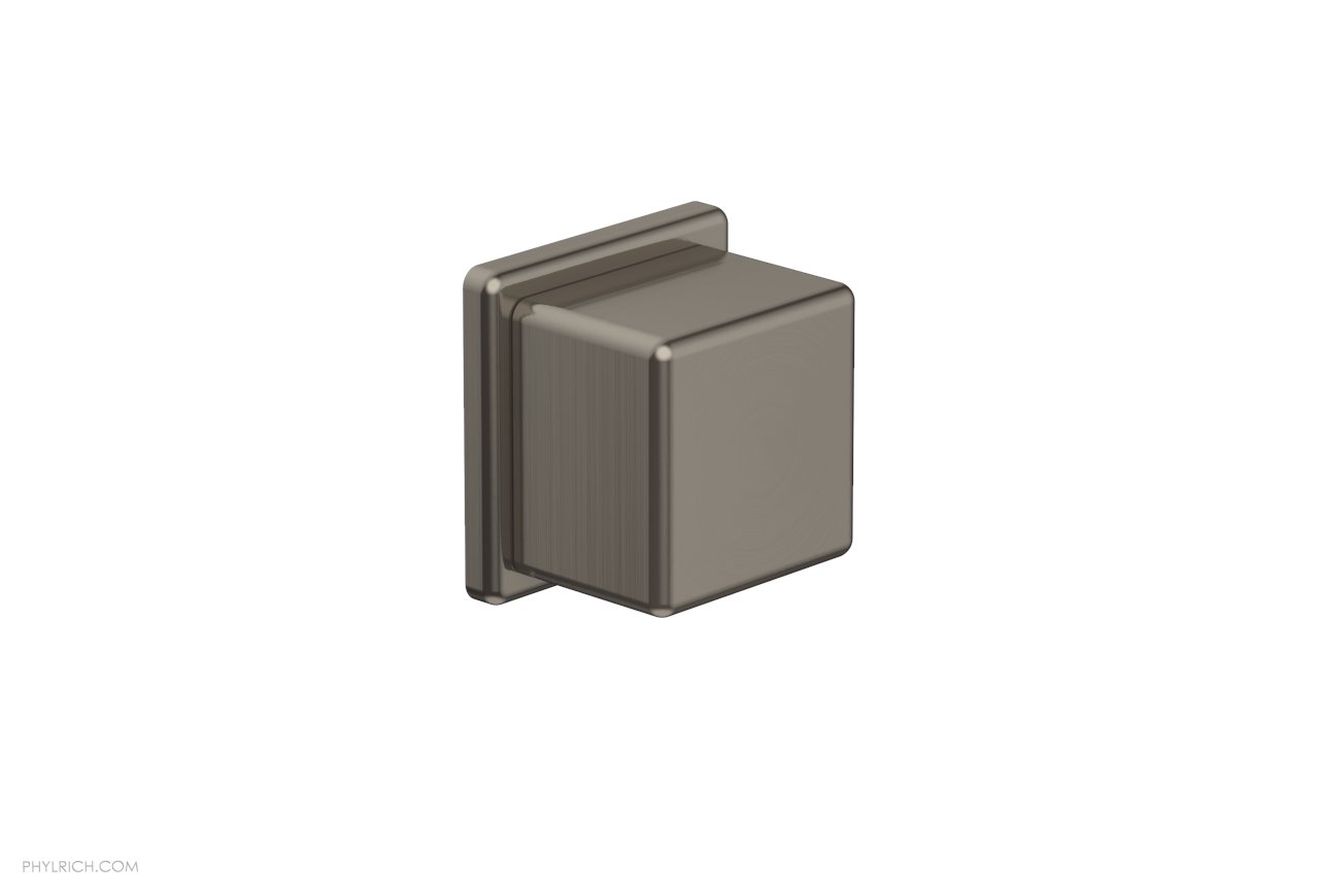 Phylrich MIX Volume Control/Diverter Trim - Cube Handle