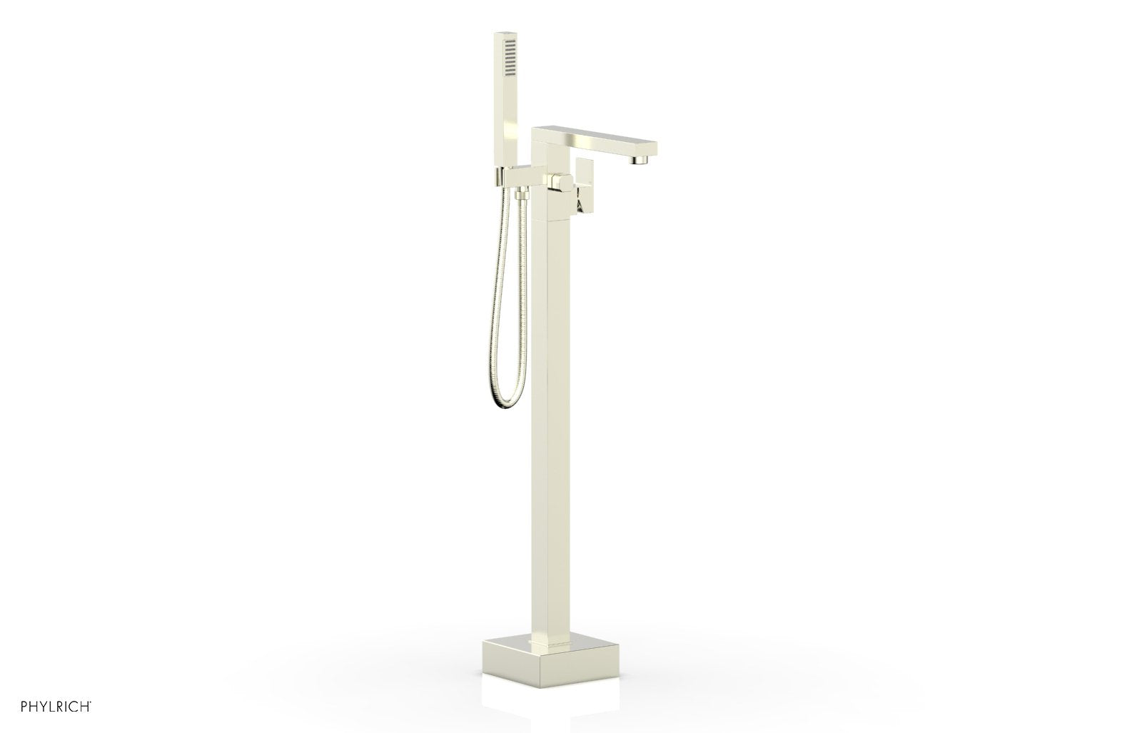Phylrich MIX Floor Mount Tub Filler with Hand Shower