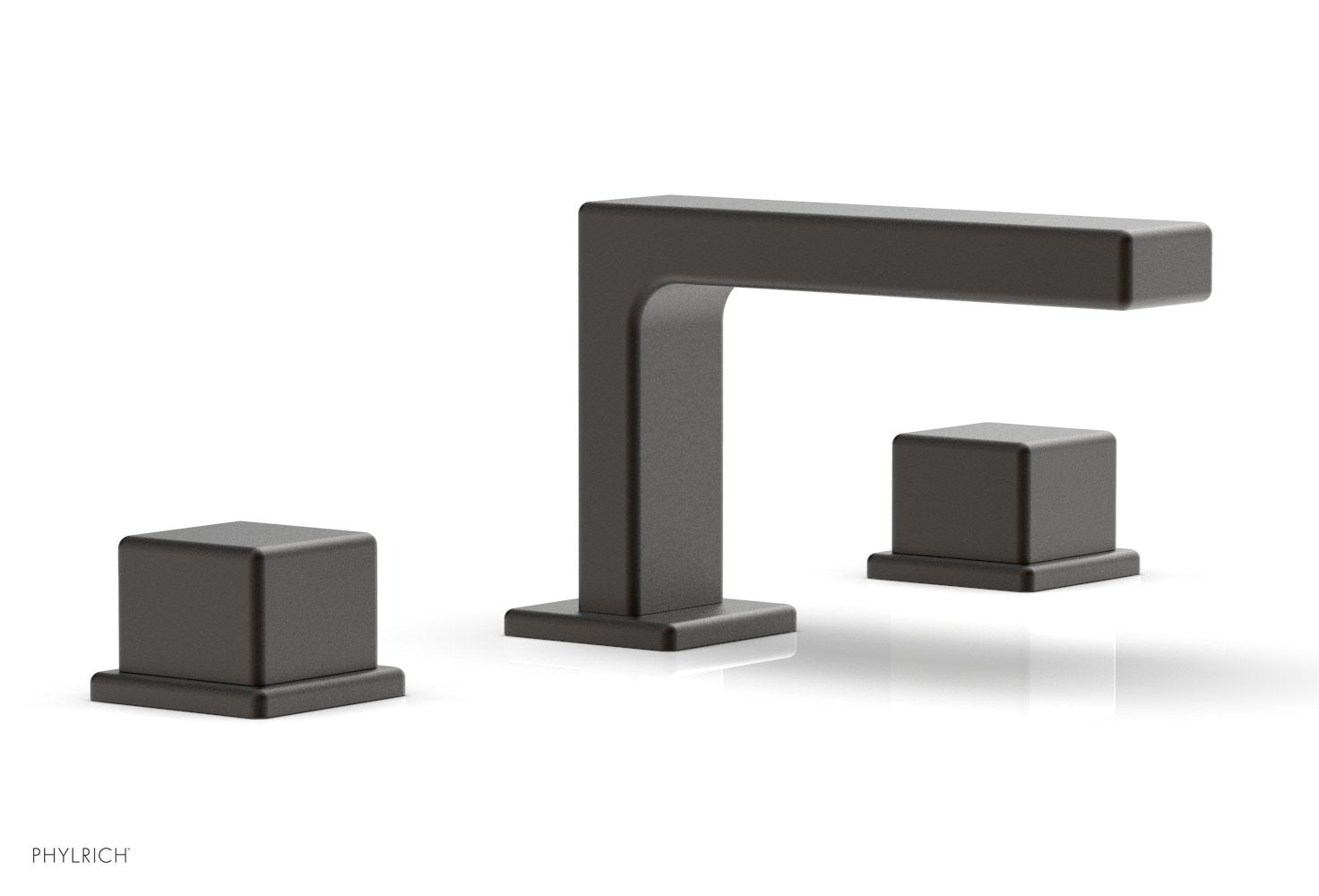 Phylrich MIX Widespread Faucet - Cube Handles 4-1/4" Height