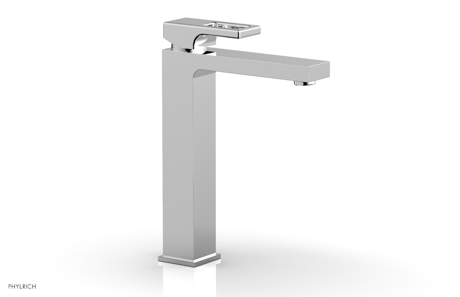 polished chrome faucet