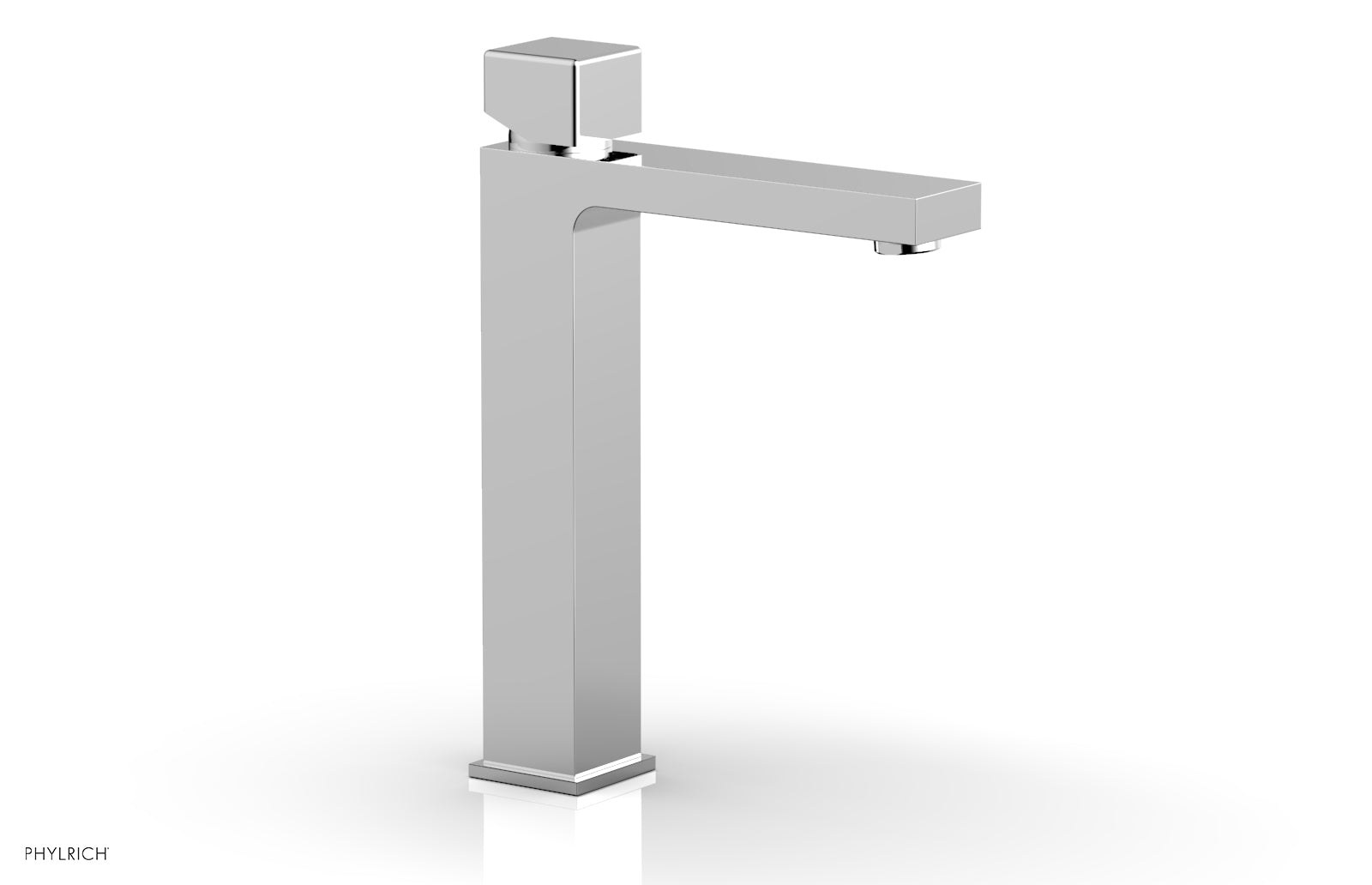 polished chrome faucet