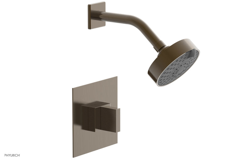 Phylrich STRIA Pressure Balance Shower Set Blade Handle