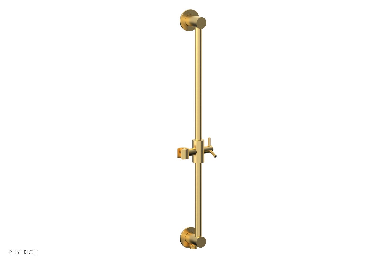Phylrich TRANSITION 24" Integrated Slide Bar with built in Hose Outlet