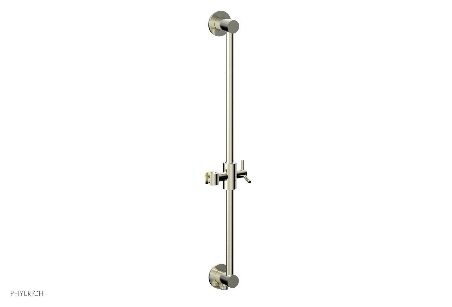 Phylrich TRANSITION 24" Integrated Slide Bar with built in Hose Outlet