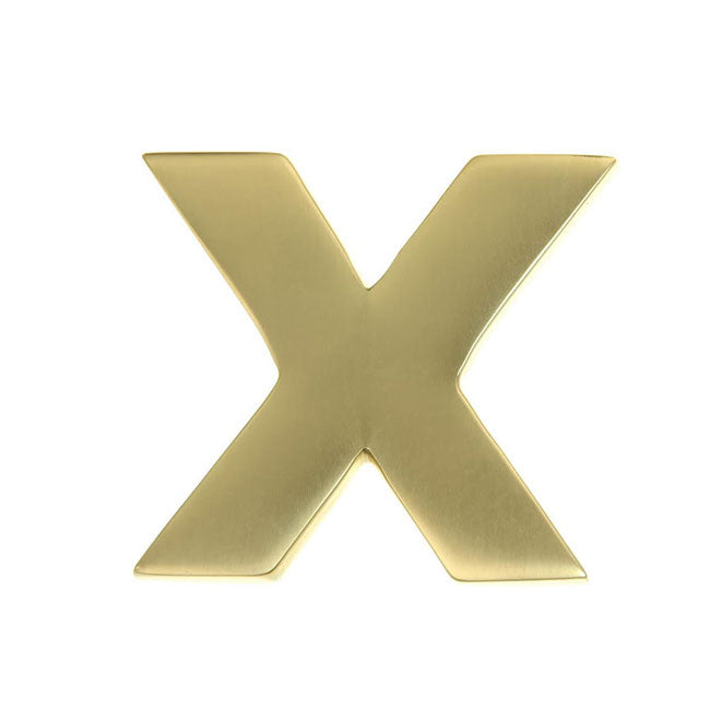 satin brass knob