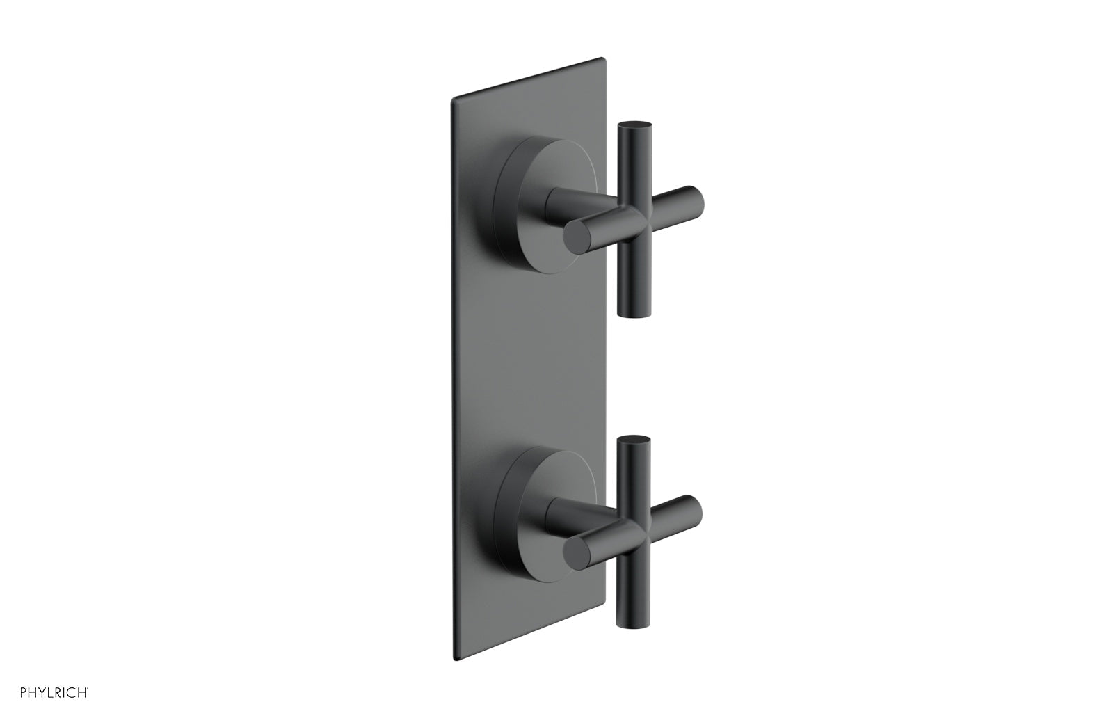 Phylrich TRANSITION 1/2" Thermostatic Valve with Volume Control or Diverter, Cross Handles