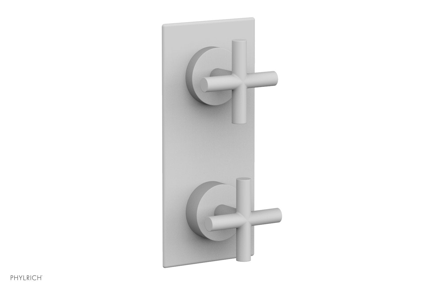Phylrich TRANSITION 1/2" Thermostatic Valve with Volume Control or Diverter, Cross Handles