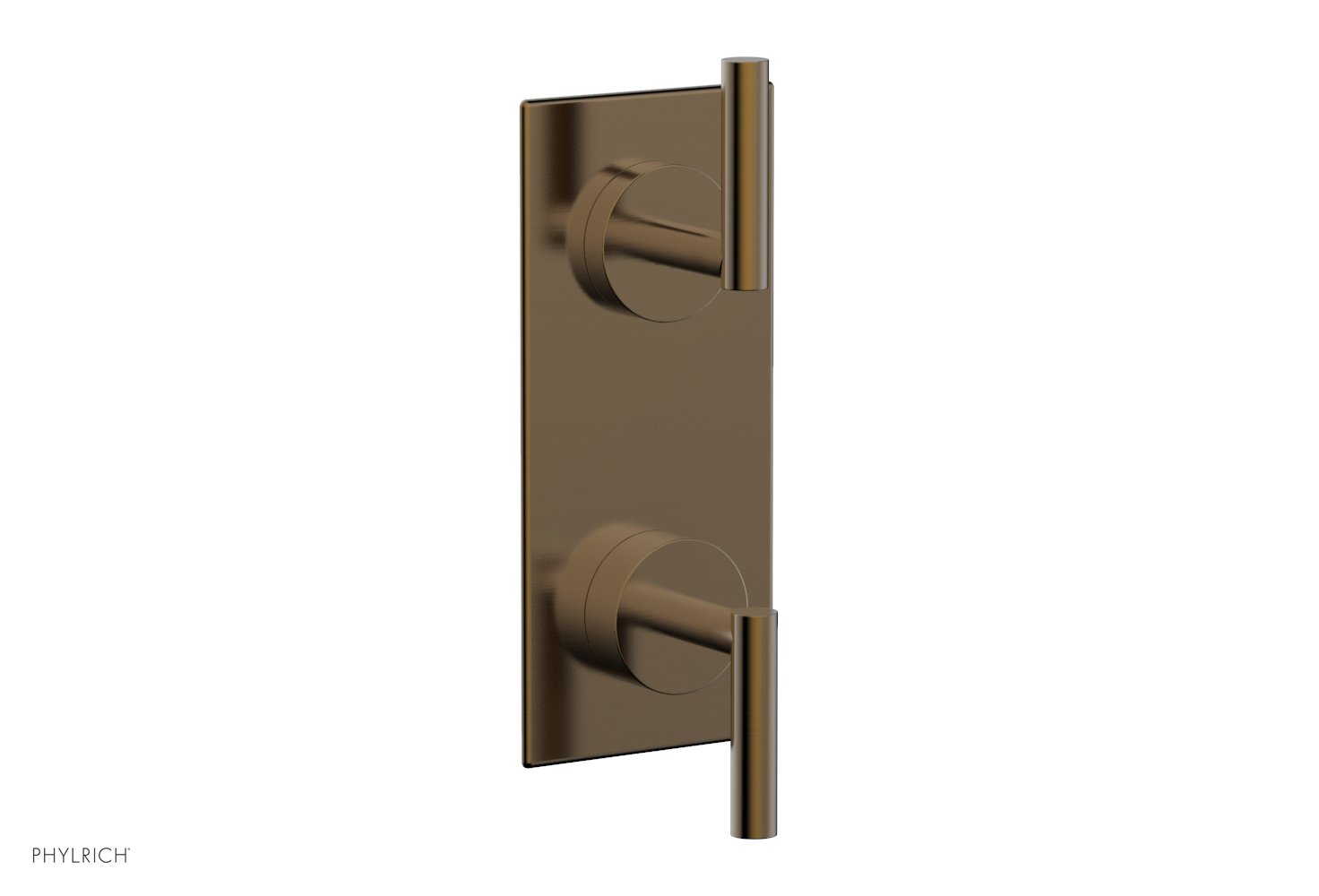 Phylrich TRANSITION 1/2" Thermostatic Valve with Volume Control or Diverter, Lever Handles