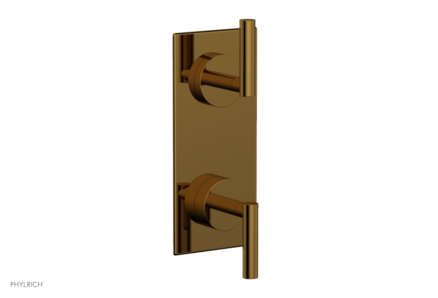 Phylrich TRANSITION 1/2" Thermostatic Valve with Volume Control or Diverter, Lever Handles