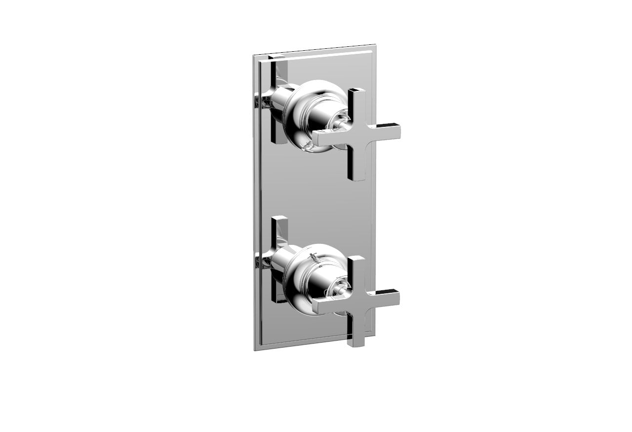 polished chrome handle trim