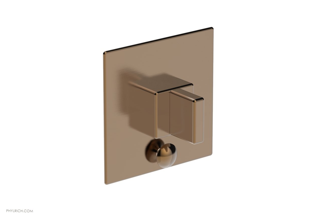 Phylrich MIX Pressure Balance Shower Plate with Diverter and Handle Trim Set - Blade Handle