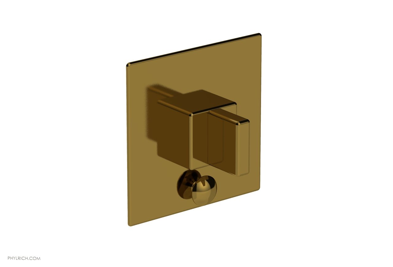 Phylrich MIX Pressure Balance Shower Plate with Diverter and Handle Trim Set - Blade Handle